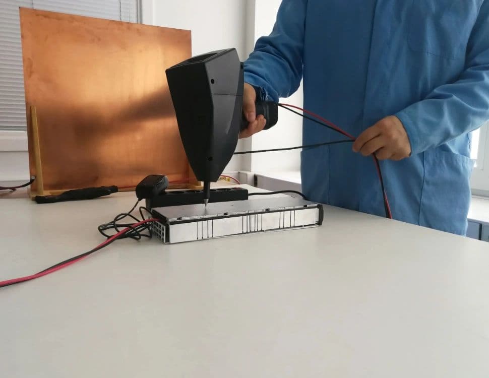Electrical overstress testing setup